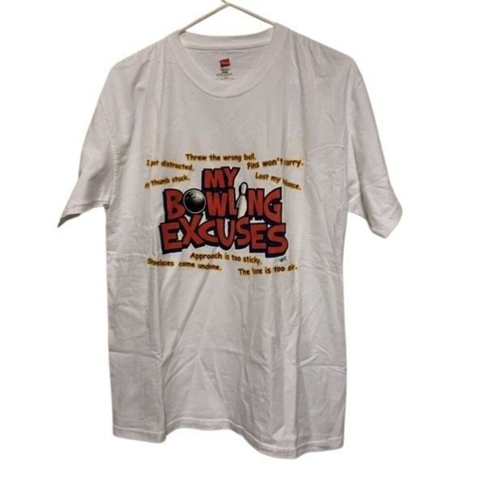 Bowling Excuses Size Medium T-Shirt